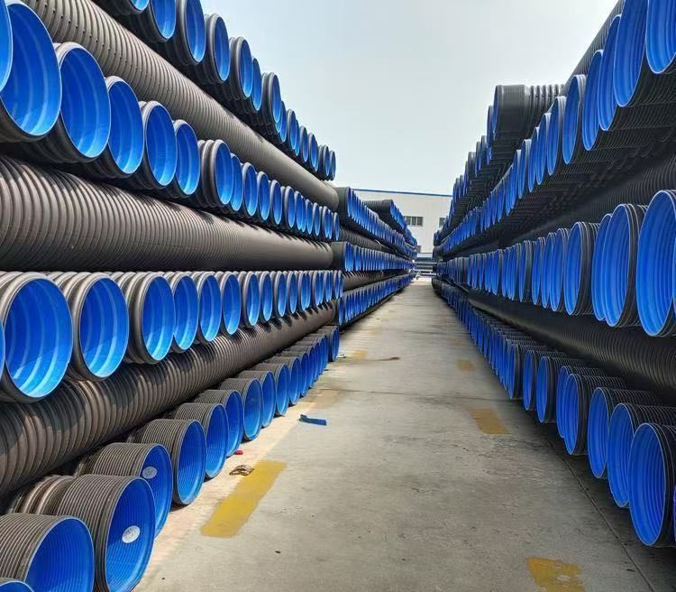 聚乙烯(PE)双壁波纹管材